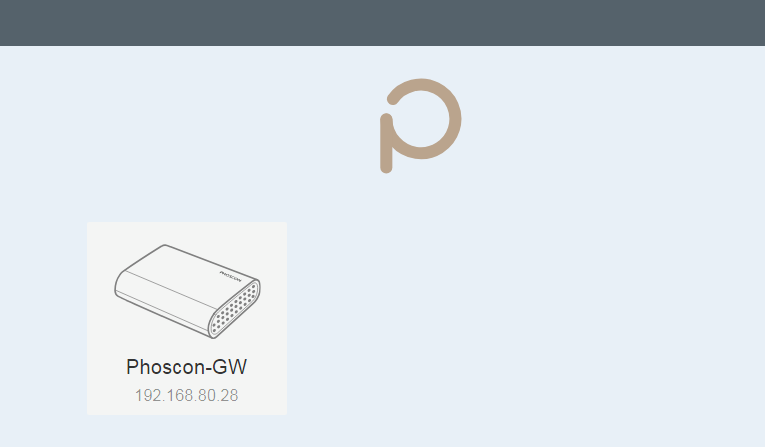 Gateway Liste - Browser