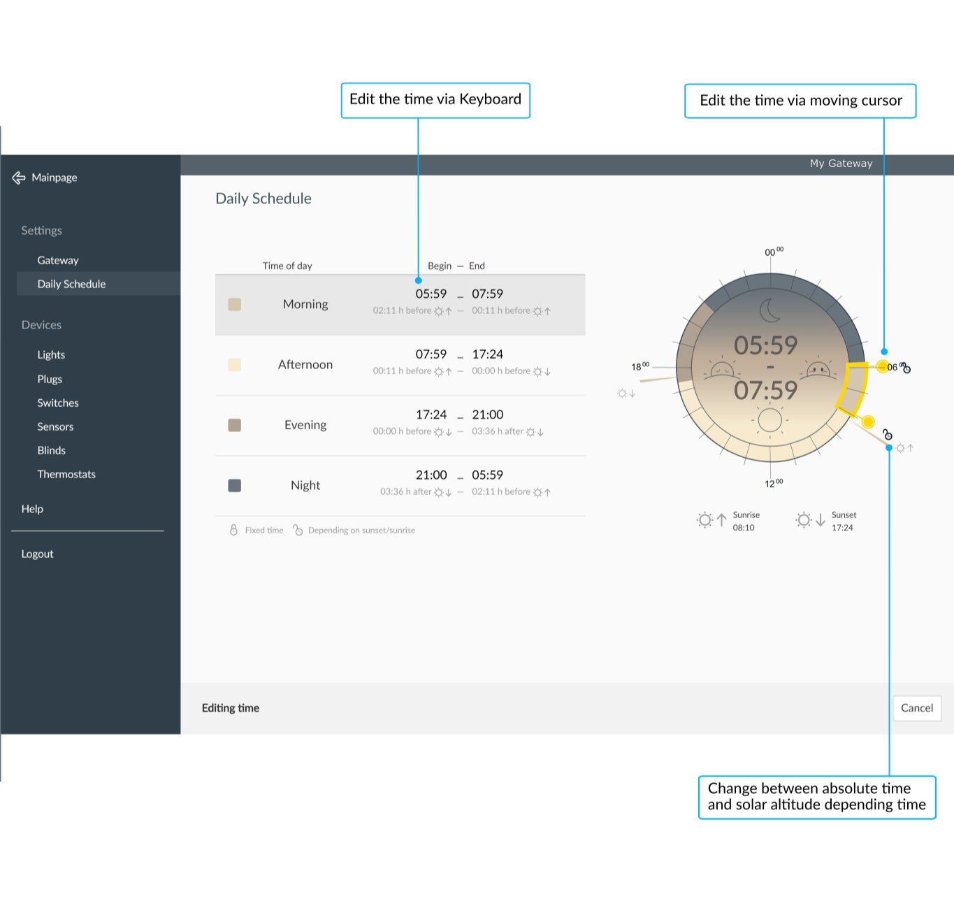 Timewheel - Browser