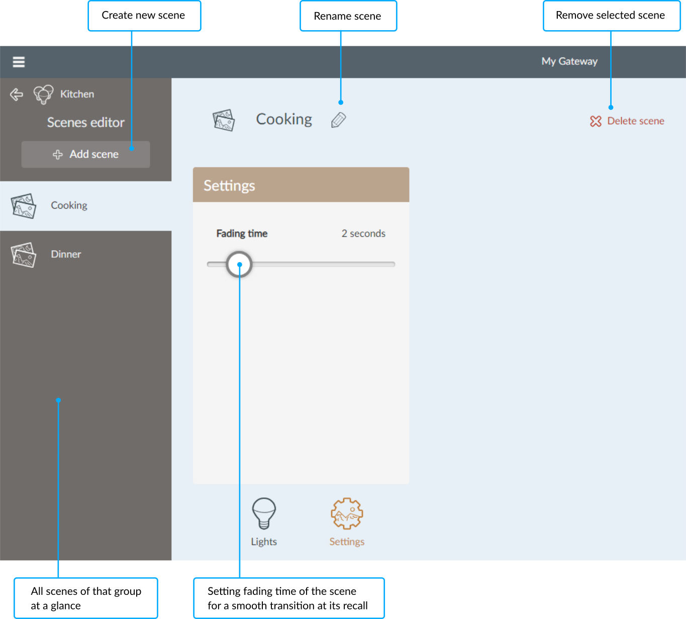 Scene Settings - Browser