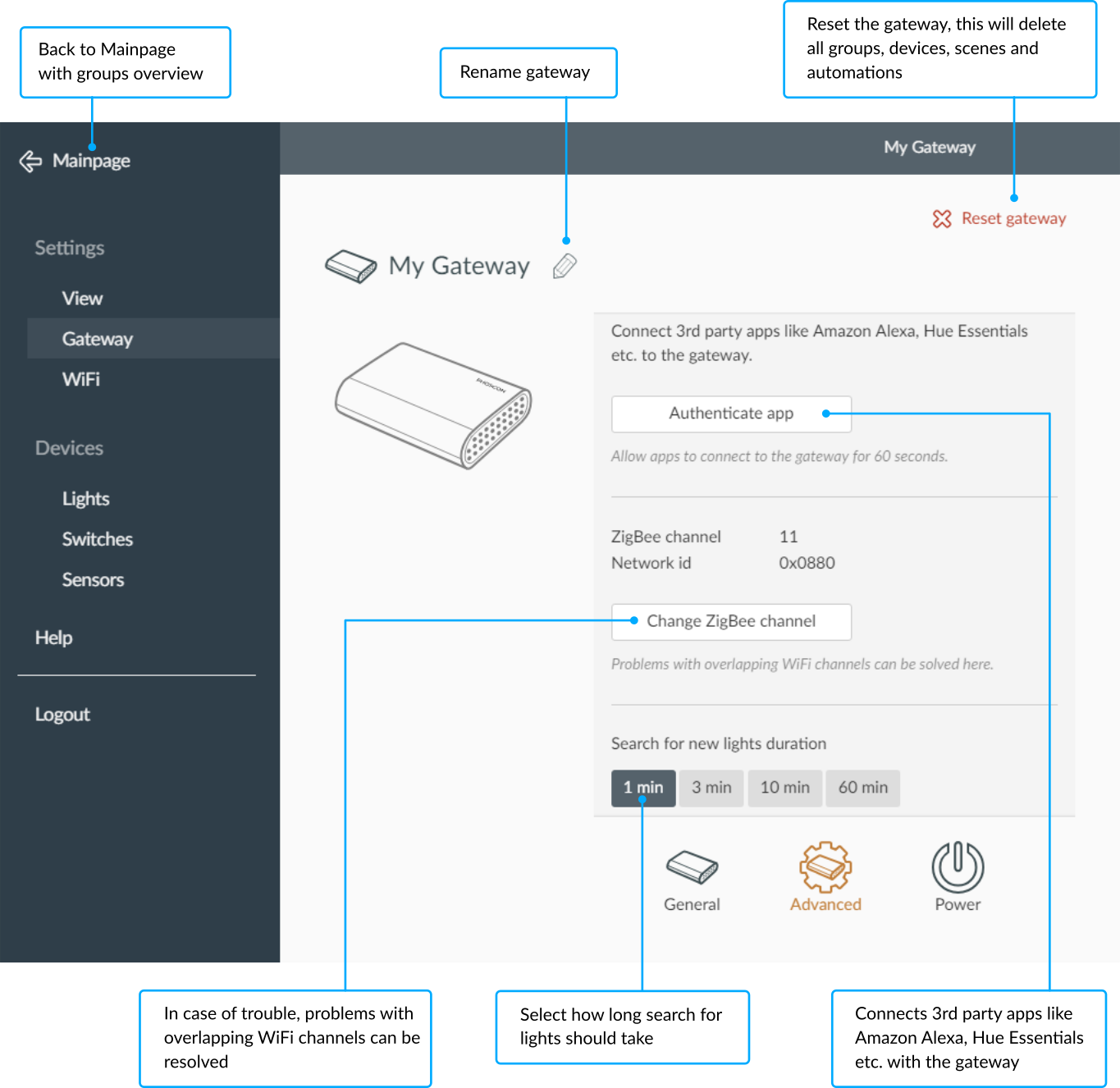 Advanced Settings - Browser