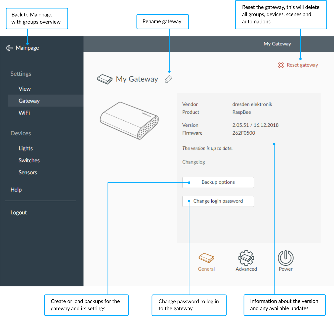 General Settings - Browser