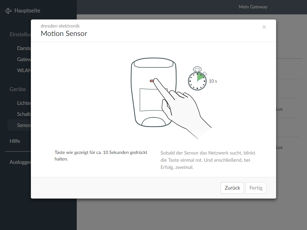 Motion Sensor - Browser