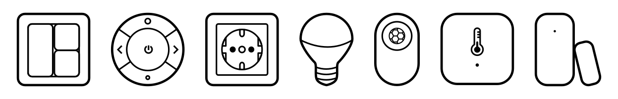 Icons von kompatiblen Gerätetypen