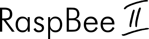 RaspBee II Schriftmarke