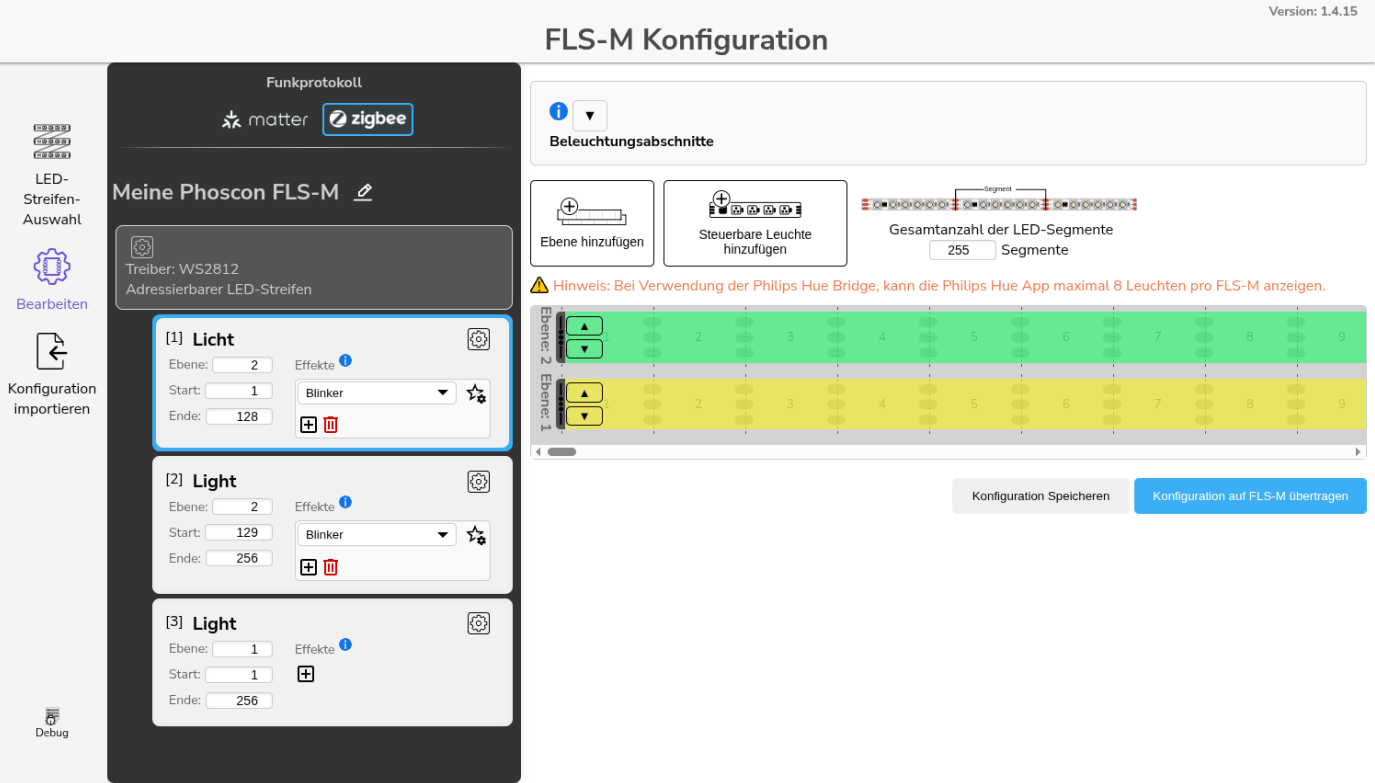 Config-Builder Beispiel: Blinker