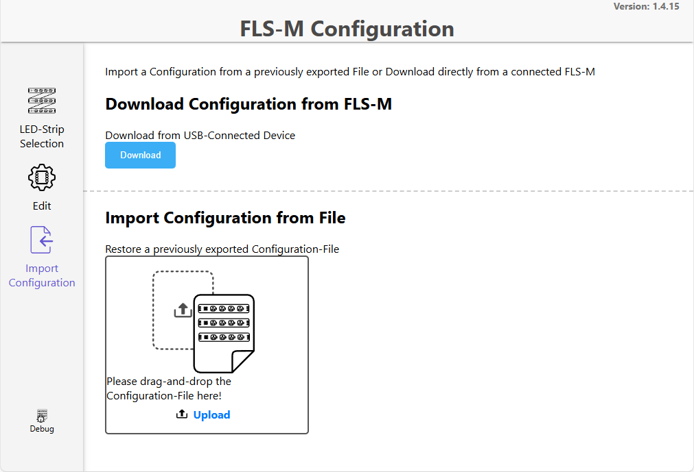 Config-Builder import