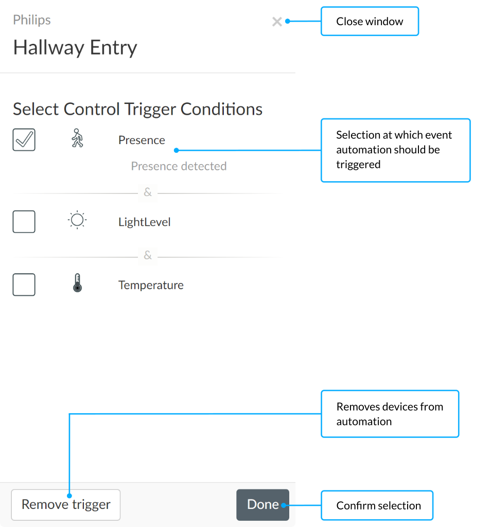 Edit Trigger - Smartphone App