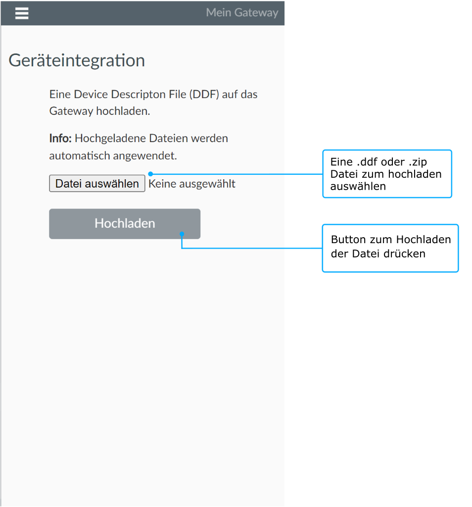 Geräteintegration - Smartphone App