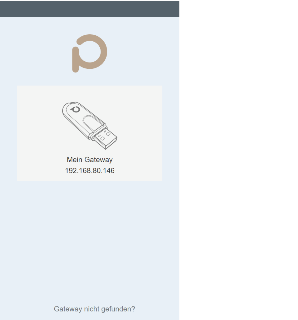 Gateway Liste - Smartphone App