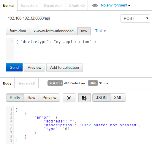 aquire api key failed